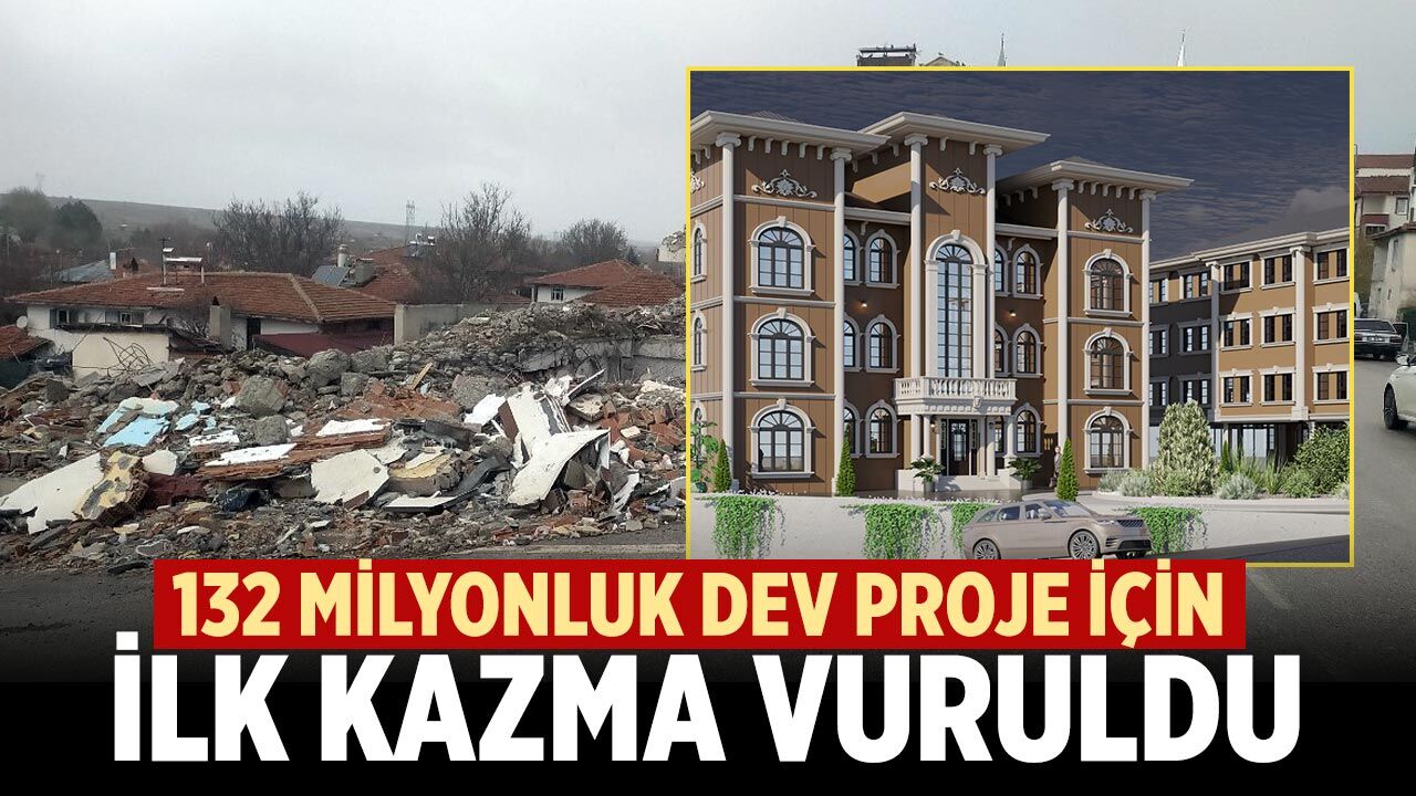 Atkaracalar’da 132 Milyonluk Dev Proje İçin İlk Kazma Vuruldu