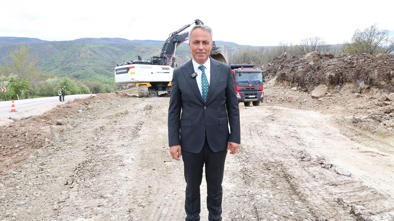 Kızılcahamam Cerkes Yolunda Calismalar Basladi1