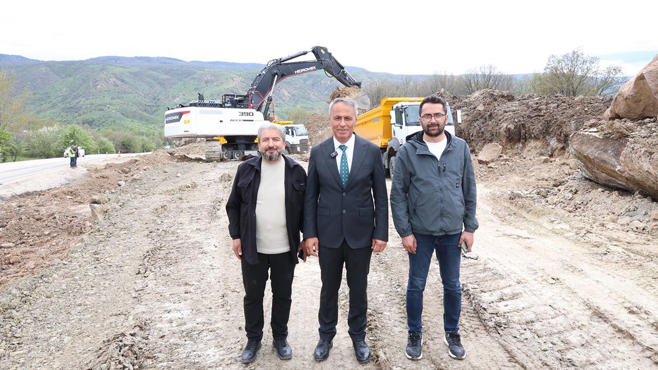Kızılcahamam Cerkes Yolunda Calismalar Basladi4