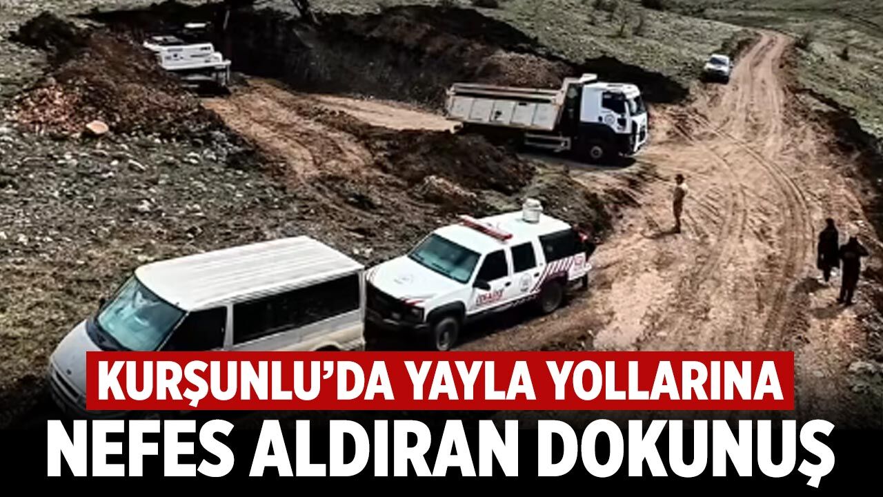 Kurşunlu’da Yayla Yollarına Nefes Aldıran Dokunuş