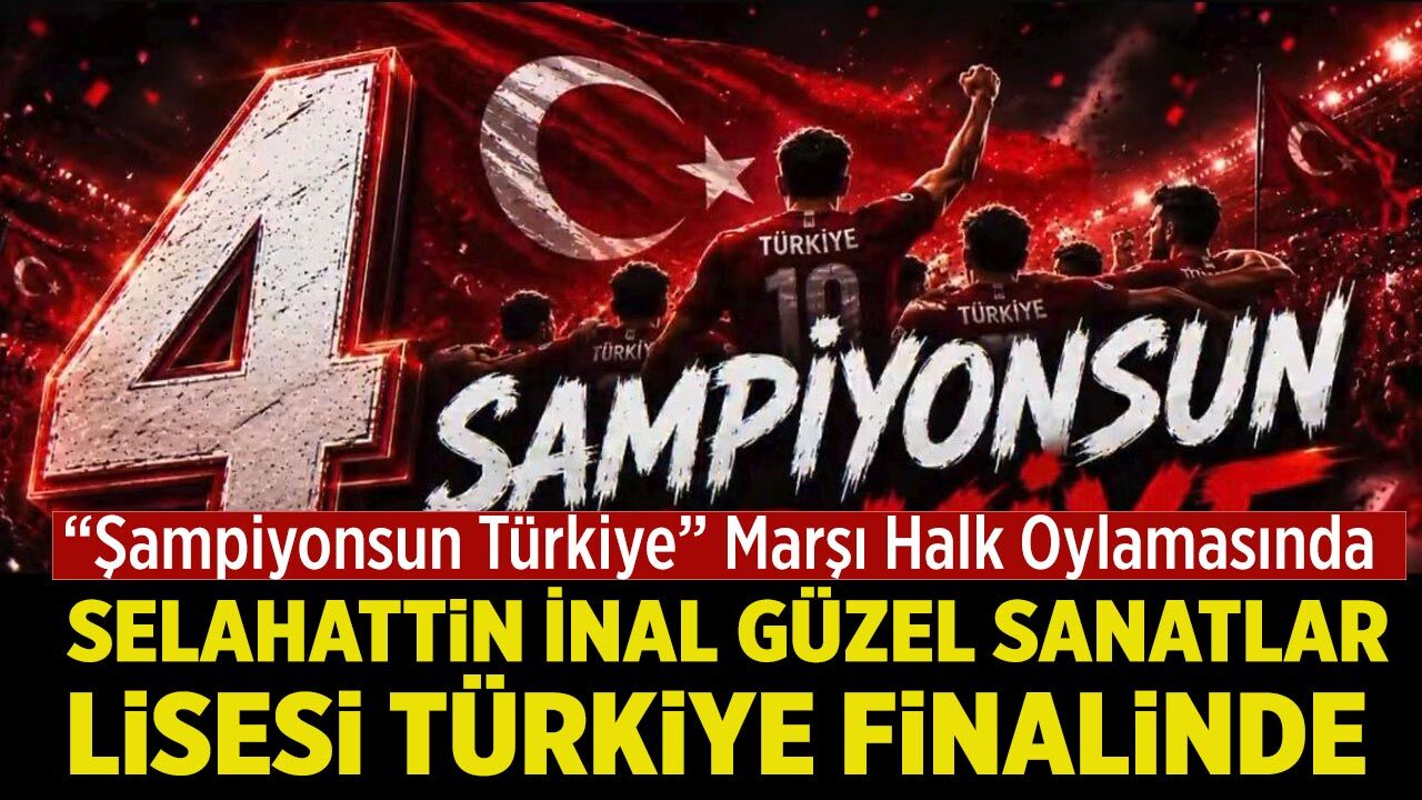 Selahattin İnal Güzel Sanatlar Lisesi Türkiye finalinde! Haydi sende oylamaya katıl