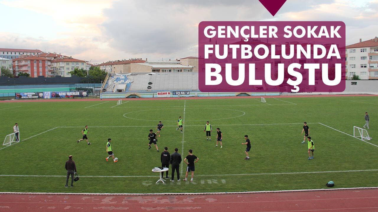 Çankırı’da gençler sokak futbolunda buluştu