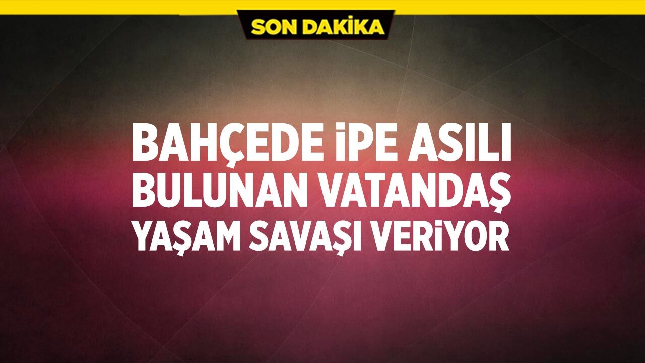 Ilgaz’da ipe asılı bulunan vatandaş yaşam savaşı veriyor