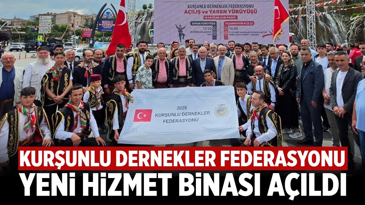 Kurşunlu Dernekler Federasyonu yeni hizmet binası açıldı