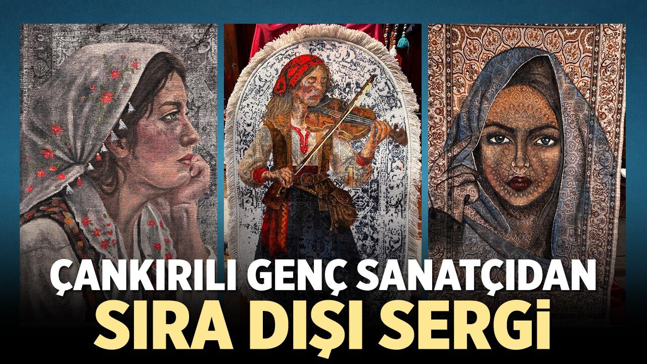 Çankırılı genç sanatçıdan sıra dışı sergi