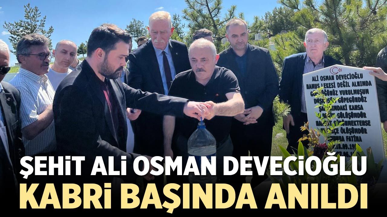 Şehit Devecioğlu Çerkeş'te kabri başında anıldı