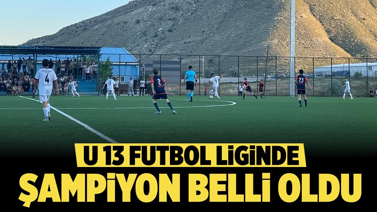 Çankırı U 13 futbol liginde şampiyon belli oldu