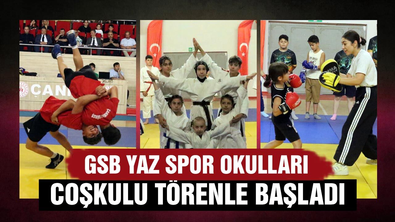 Çankırı’da GSB Yaz Spor Okulları coşkulu törenle başladı