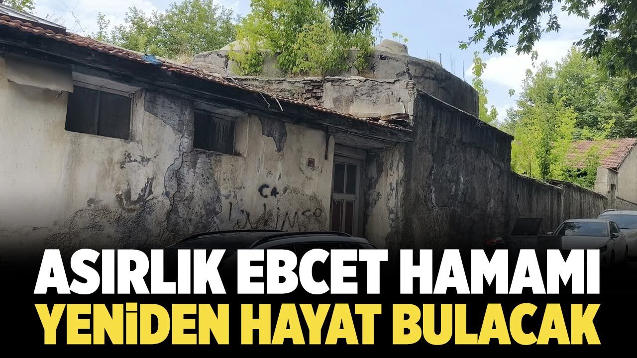 Çankırı’nın tarihi mirası Ebcet Hamamı yeniden hayat bulacak