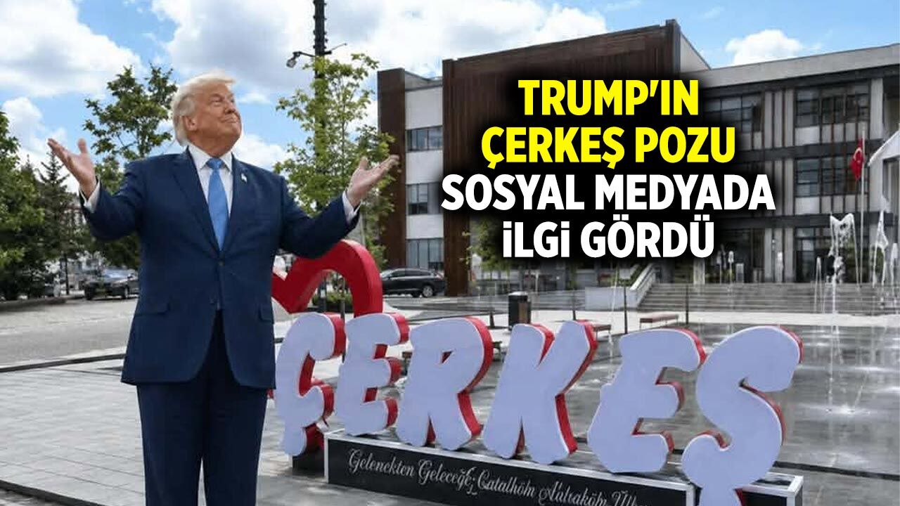 Trump'ın Çerkeş pozu sosyal medyada ilgi gördü