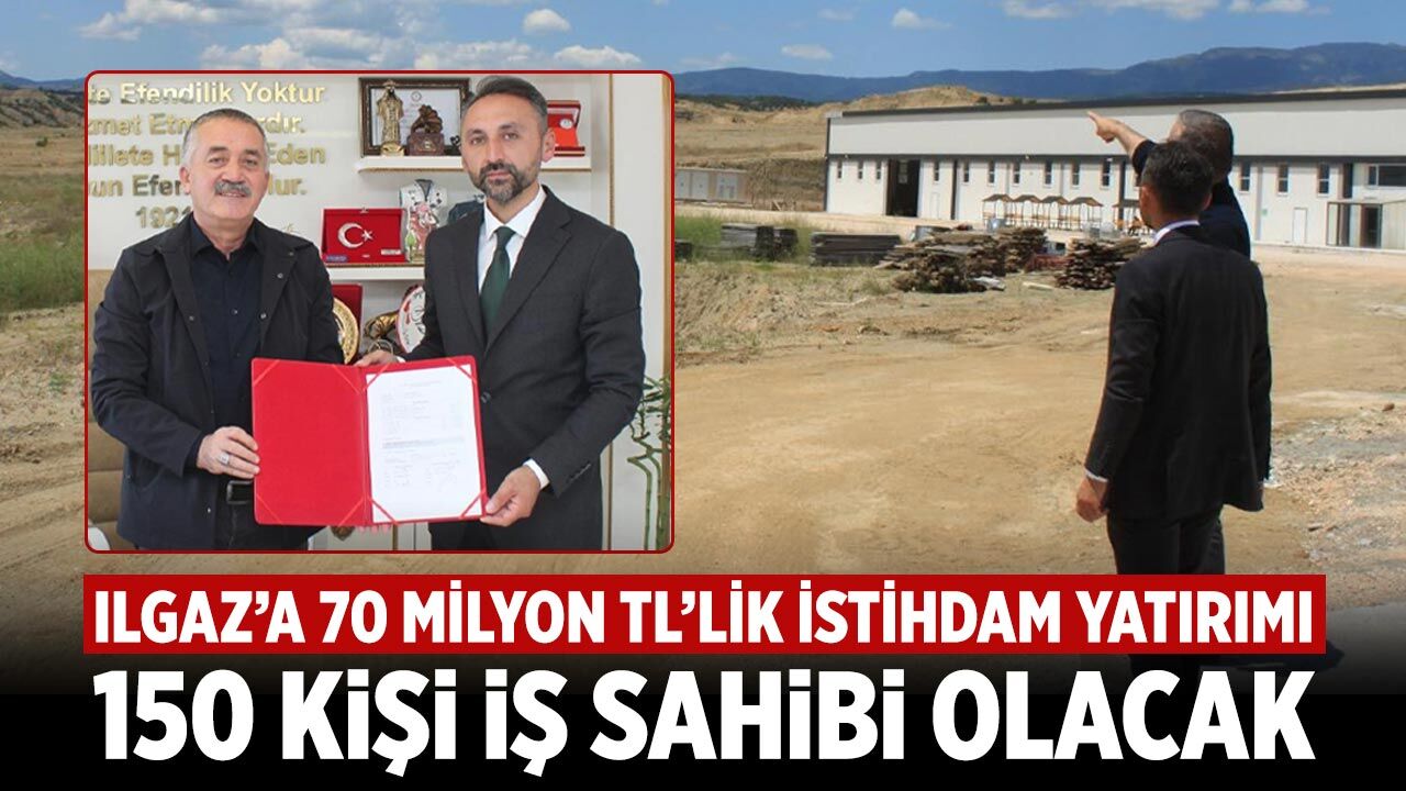 Ilgaz’da 150 kişiye iş kapısı açacak projede imzalar atıldı
