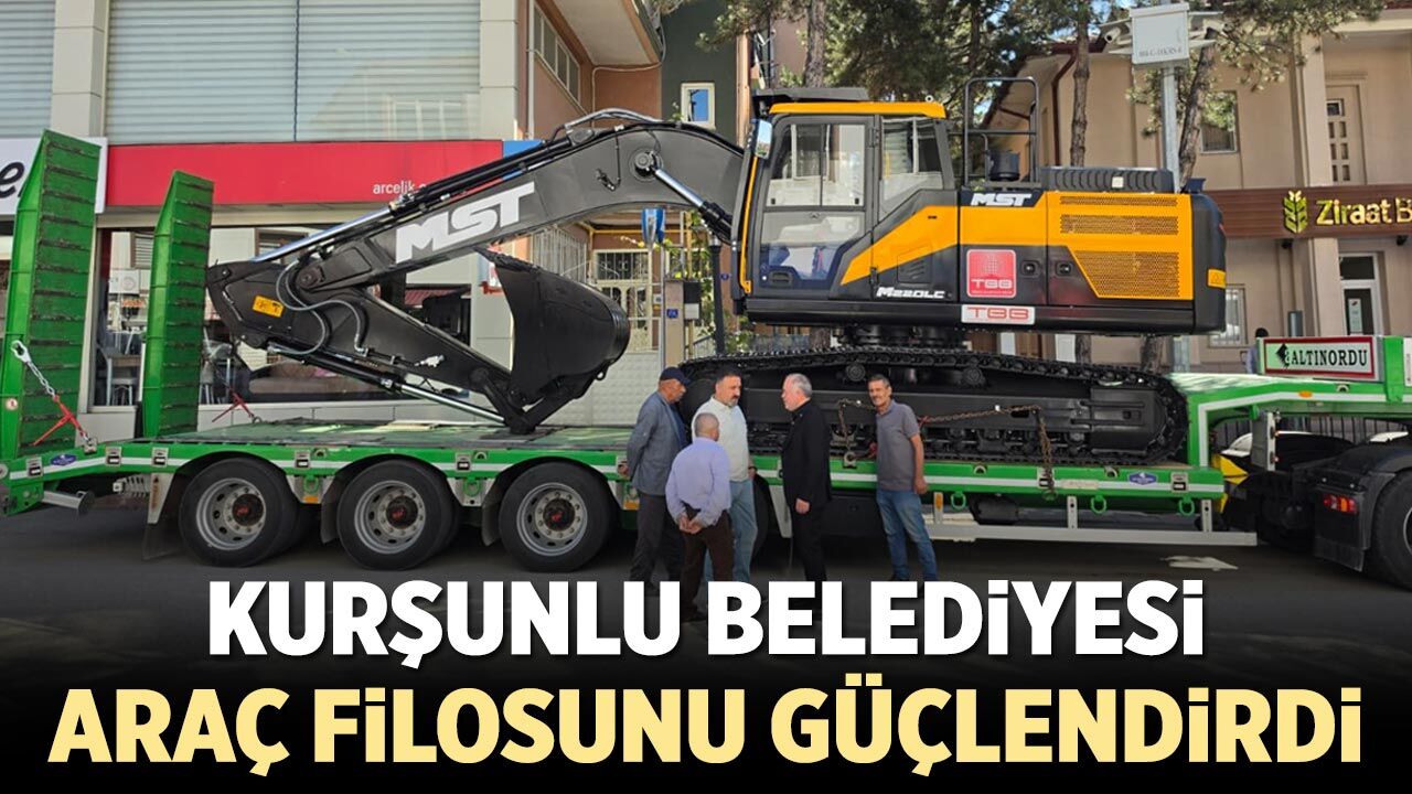 Kurşunlu Belediyesi araç filosunu güçlendirdi