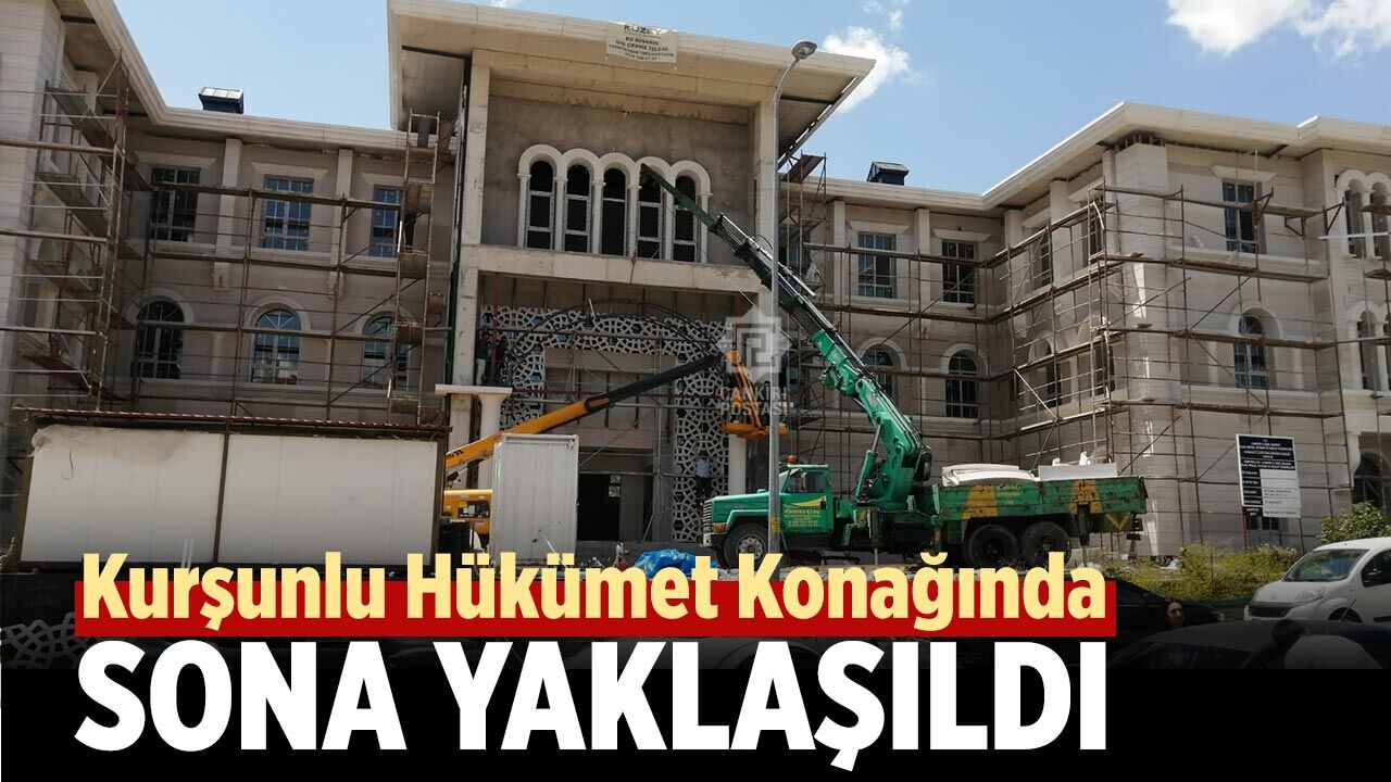 Kurşunlu’nun yeni hükümet konağında sona yaklaşıldı