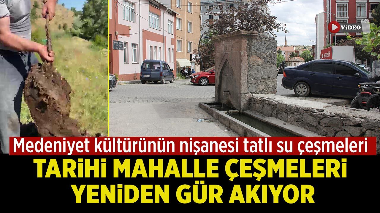 Kurşunlu’da tarihi mahalle çeşmeleri yeniden gür akıyor