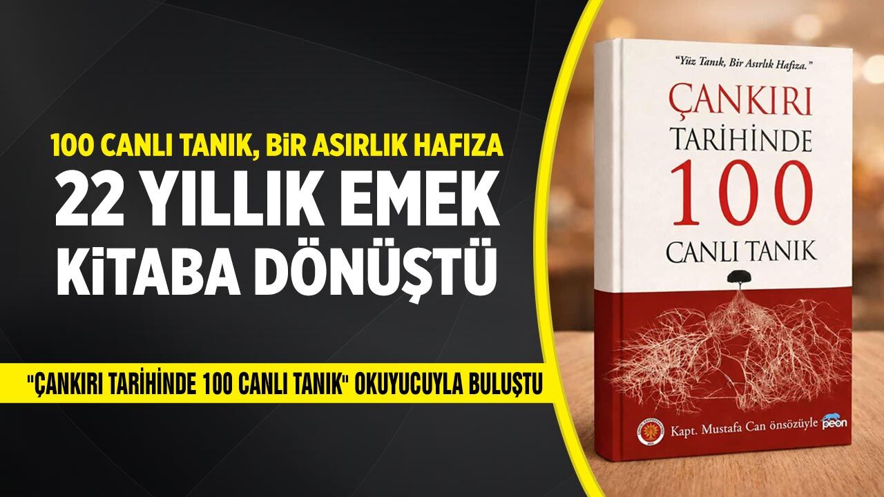 Çankırı'nın son yüzyılına tanıklık eden eser okuyucuyla buluştu