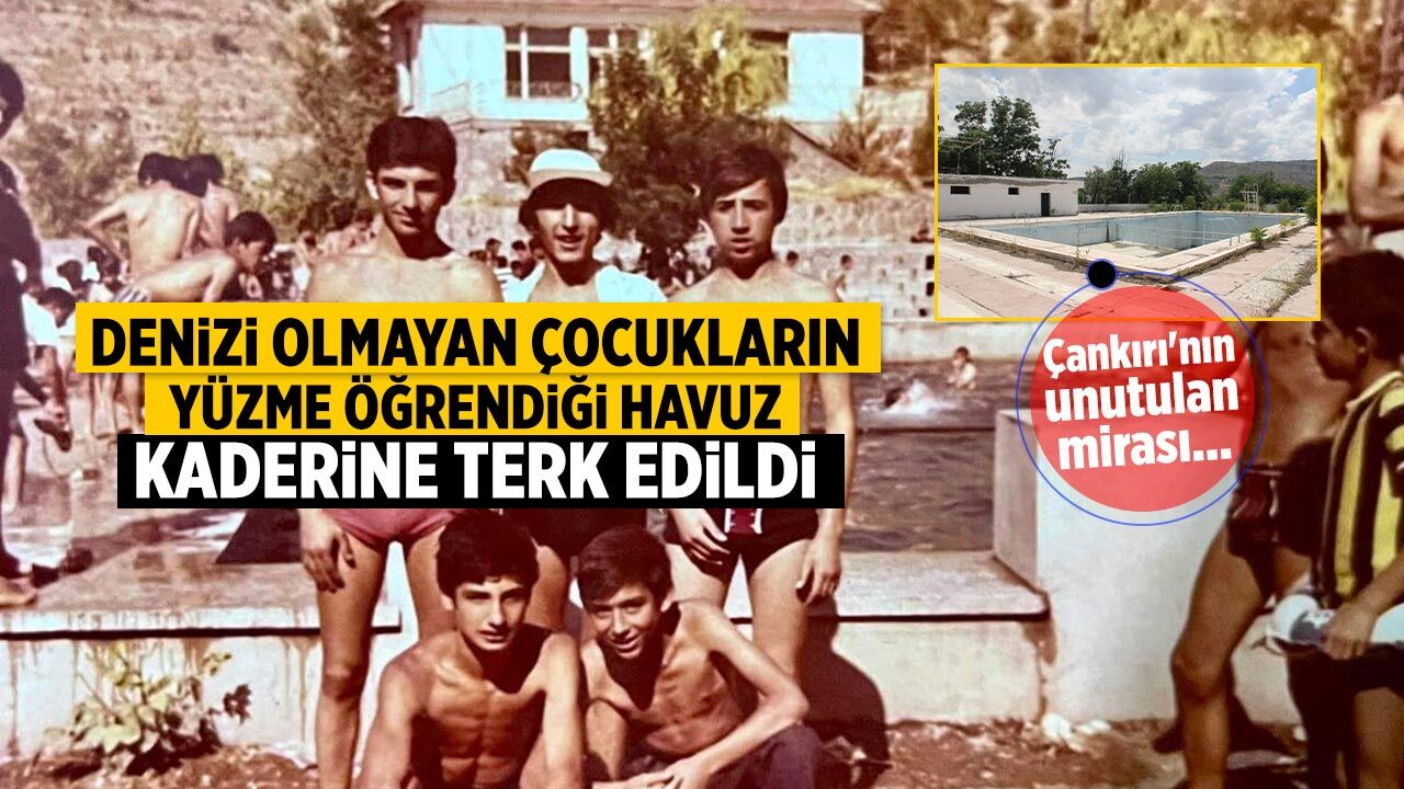 Denizi olmayan çocukların yüzme öğrendiği havuz kaderine terk edildi