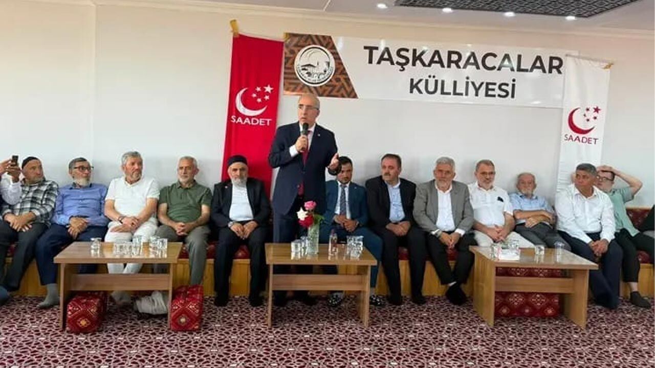 Saadet Partisi teşkilatı Taşkaracalar'da bir araya geldi