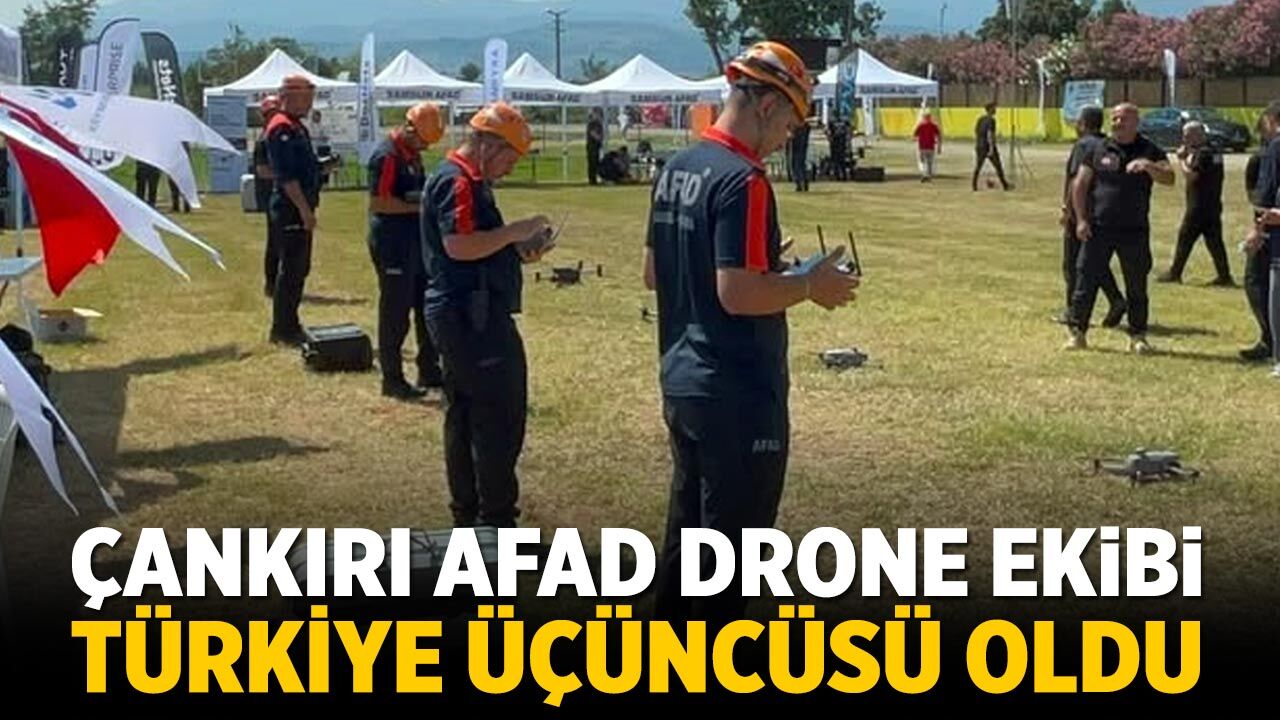 Çankırı AFAD’ın drone ekibi Türkiye’nin en iyileri arasında