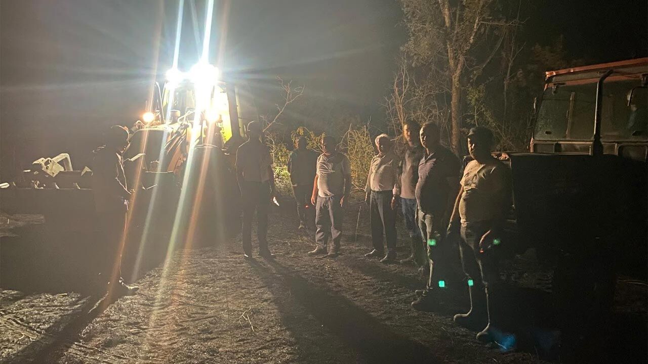 Korgunda Arazi Yangini Büyümeden Söndürüldü2