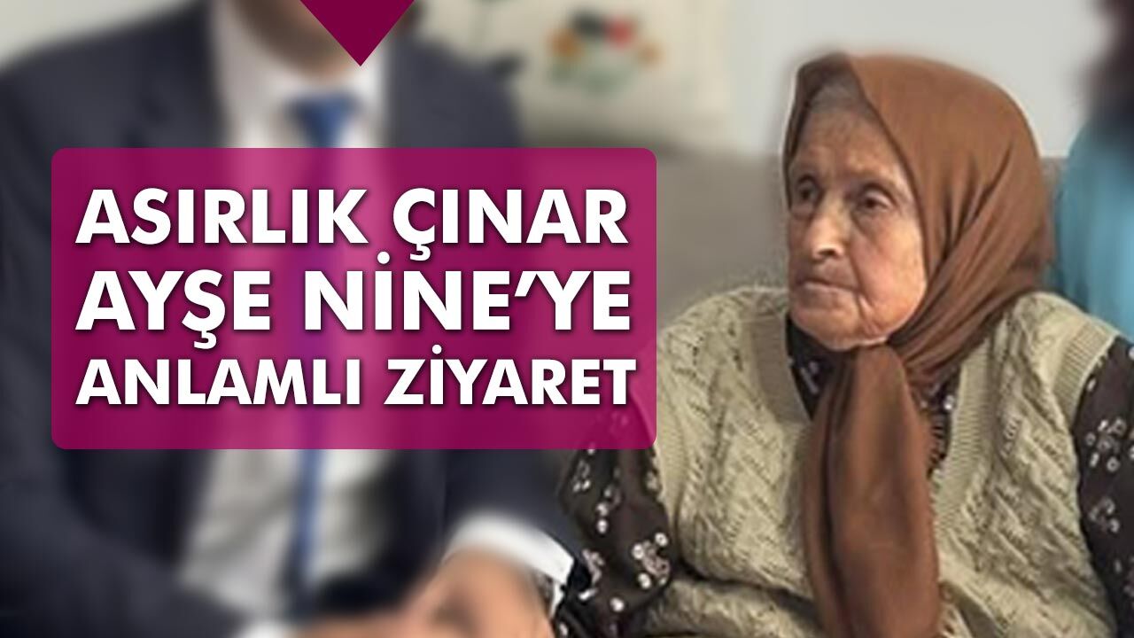 Kurşunlu’nun asırlık çınarı 102 yaşındaki Ayşe Nine’ye anlamlı ziyaret