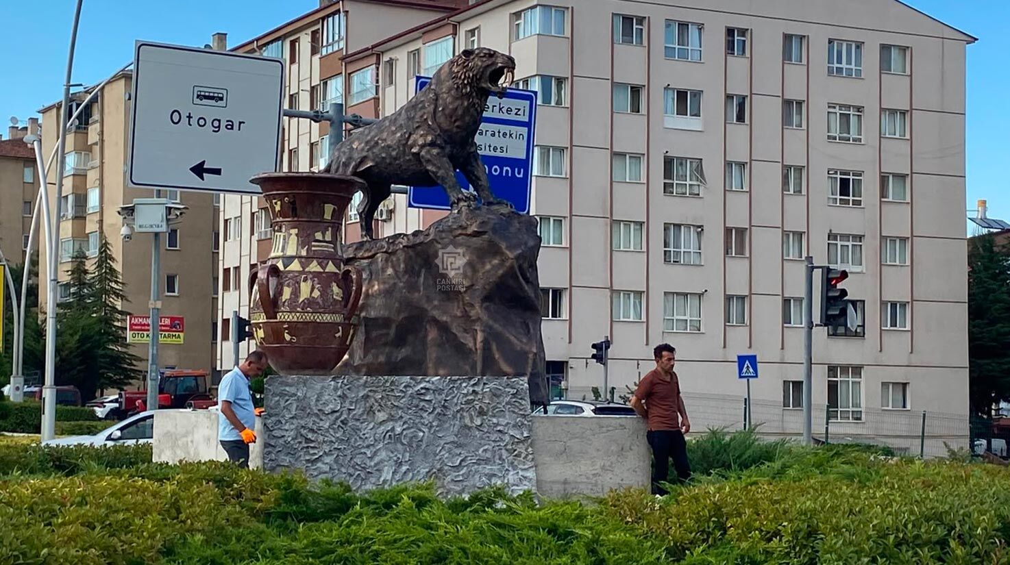 Cankiri Kaplani Heykeli 1
