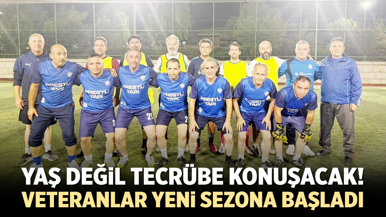 Çankırı Belediyespor Veteranlar yeni sezon için sahaya indi