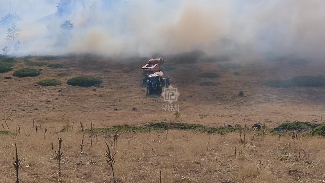 Işıkdağı’nda orman yangınıyla mücadelede son durum