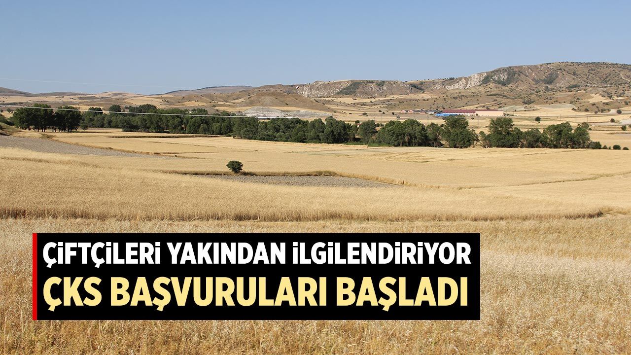 Çankırı'daki çiftçileri ilgilendiriyor: ÇKS başvuruları başladı