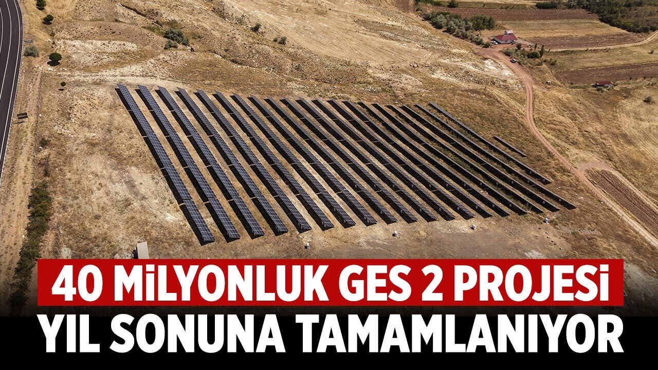 Çankırı Belediyesi’nden 40 milyon liralık GES yatırımı