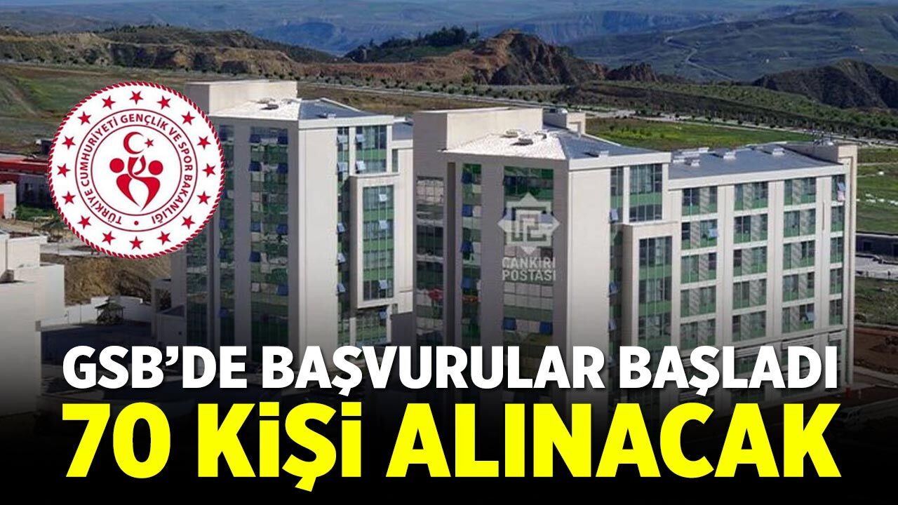 GSB’de TYP Başvuruları Başladı: Çankırı’da 70 Kişi Alınacak