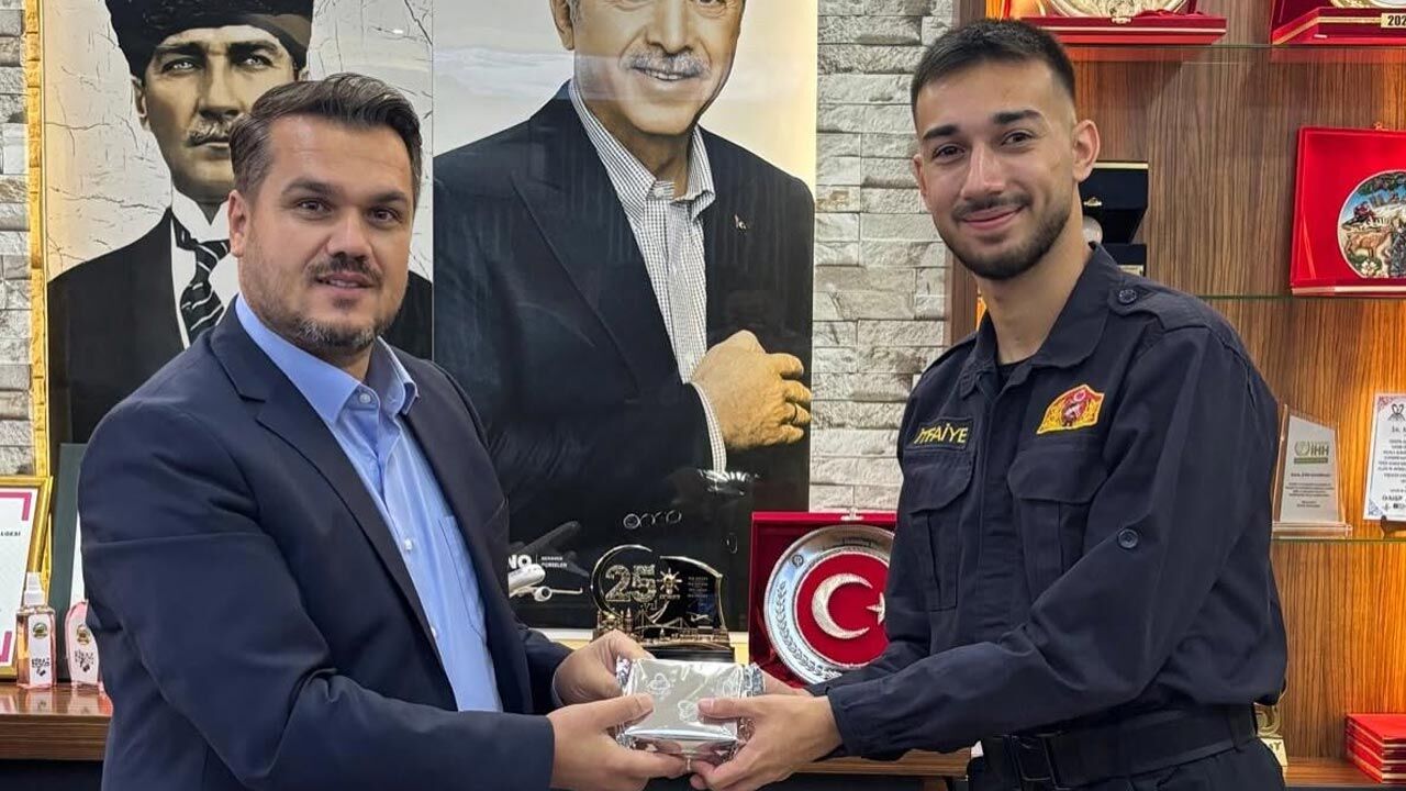 Baskan Lafci Itfaiye Personelini Agirladi1