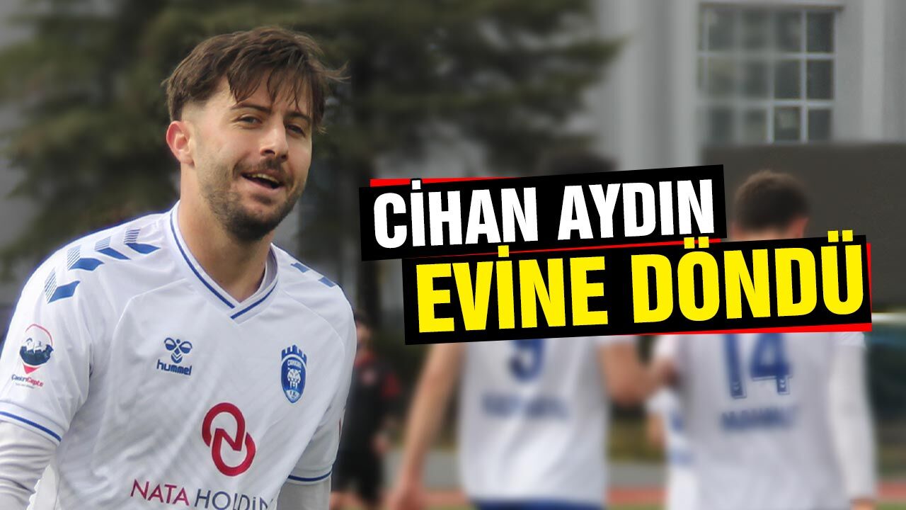 Çankırı FK futbolcusu Cihan Aydın evine döndü