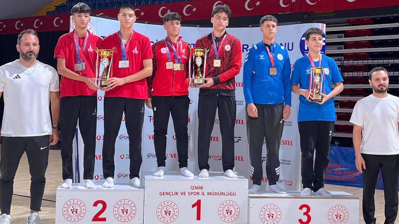 Trampolinde Zirve Cankirinin