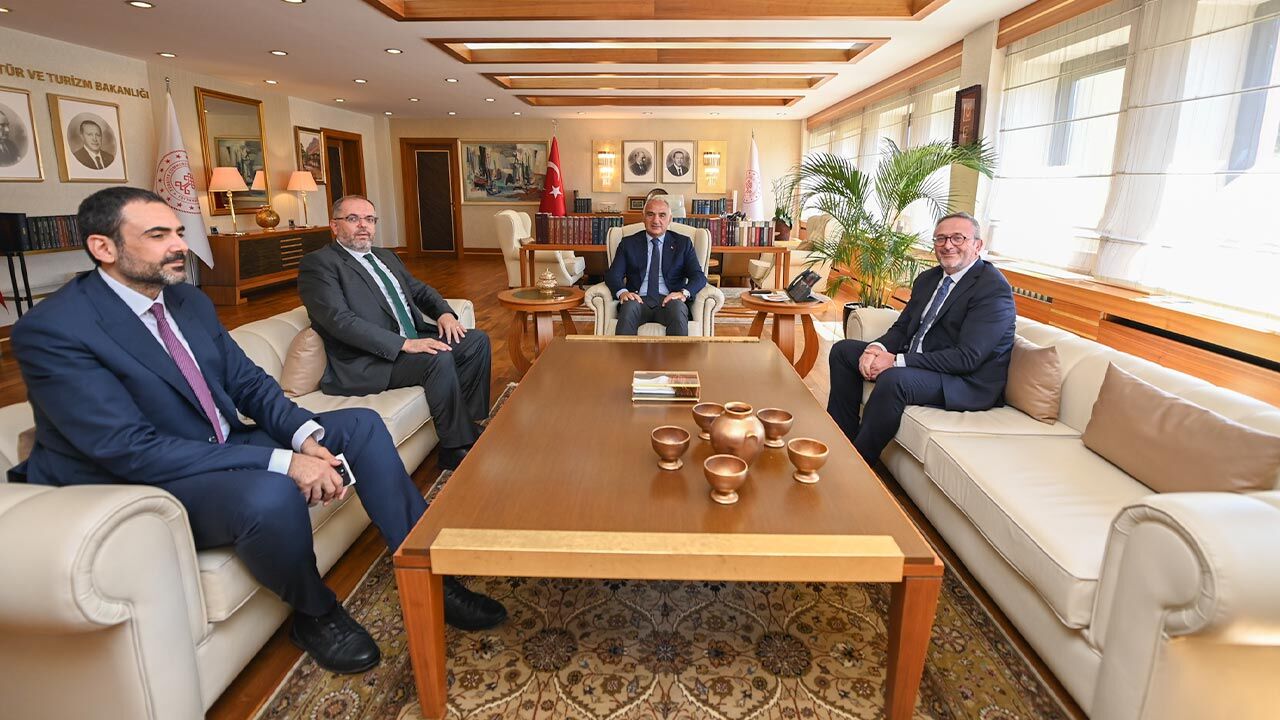 Bakan Ersoy ile Prof. Dr. Erhan Afyoncu’dan tarih ve kültür buluşması