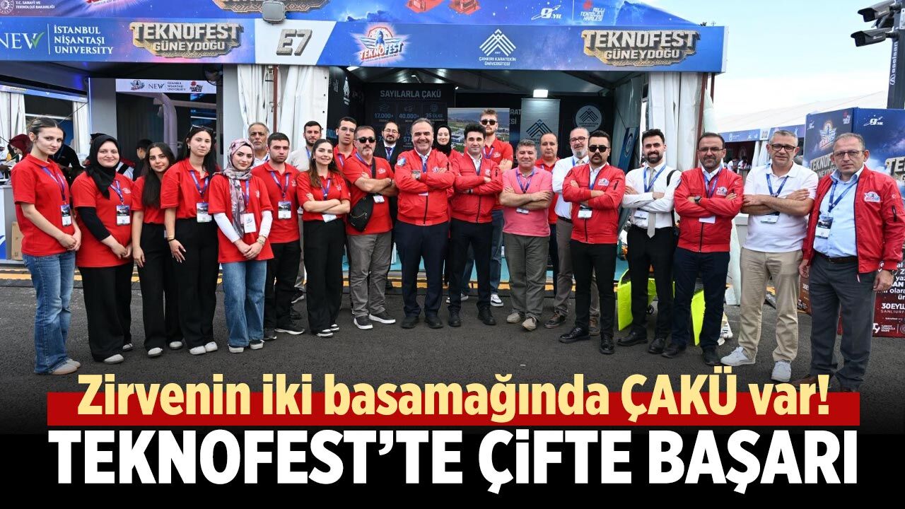 ÇAKÜ, TEKNOFEST’te çifte başarıya imza attı