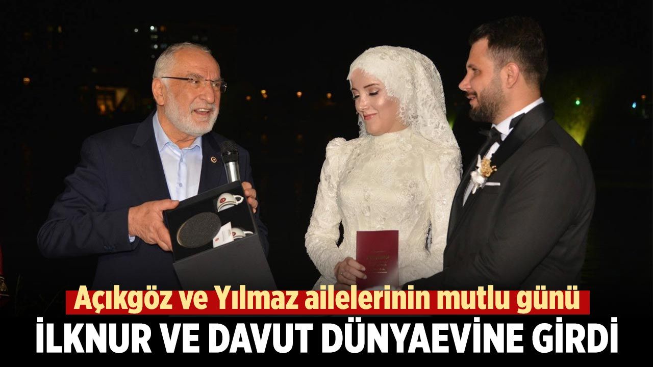 Açıkgöz ve Yılmaz ailelerinin mutlu günü