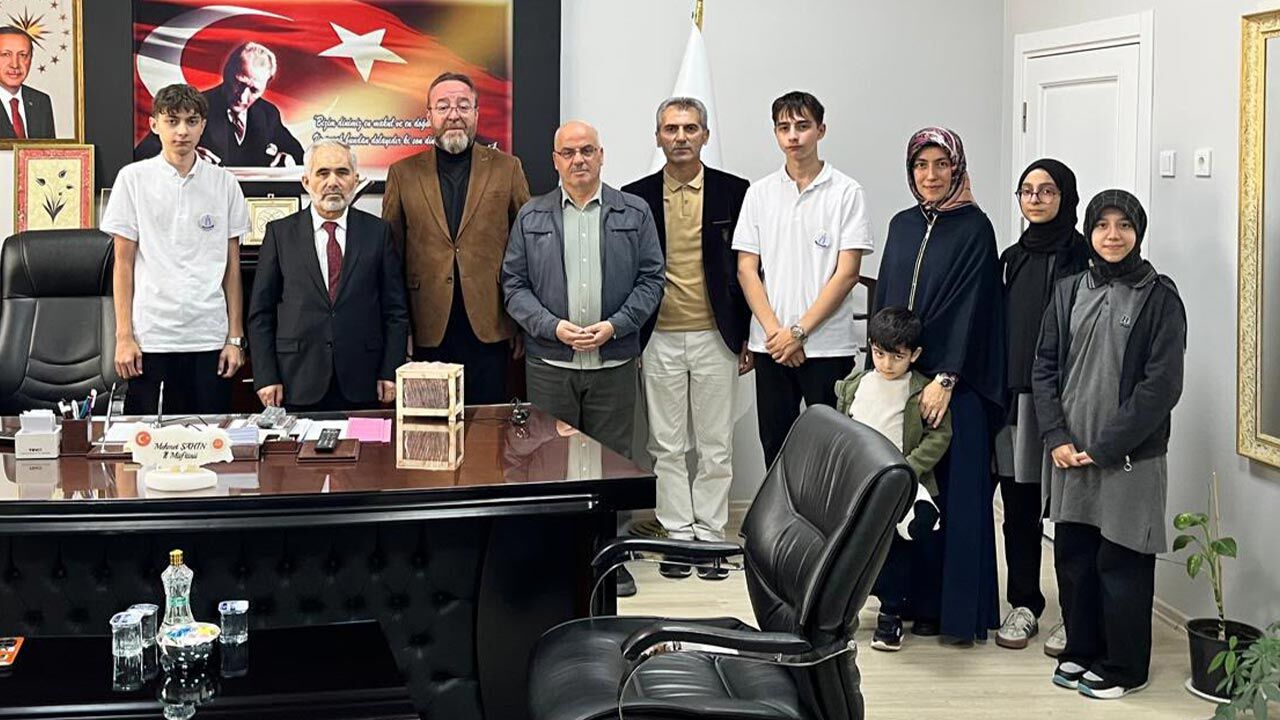 İmam Hatip Lisesinden Müftü Şahin’e ziyaret