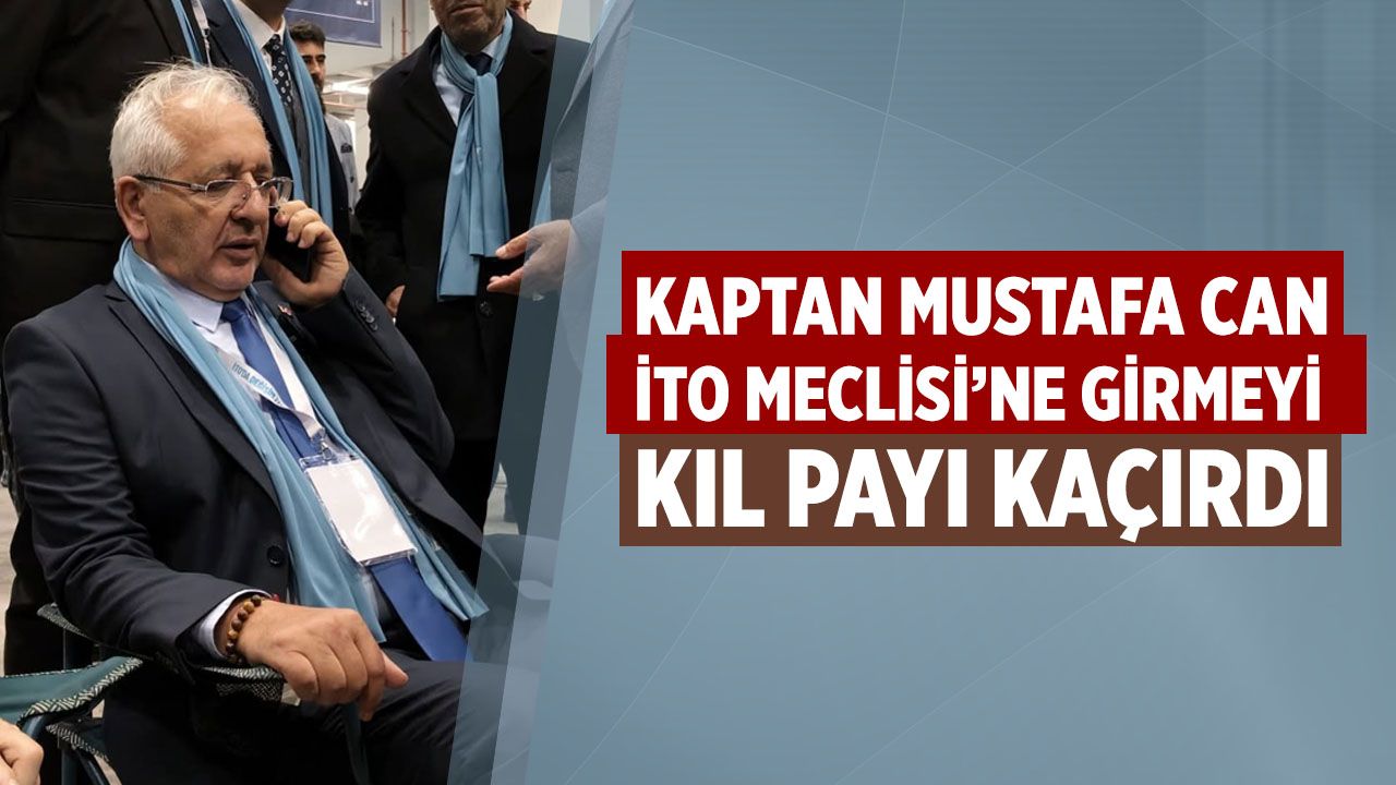 İTO seçimlerinde Kaptan Mustafa Can kıl payı farkla kaçırdı