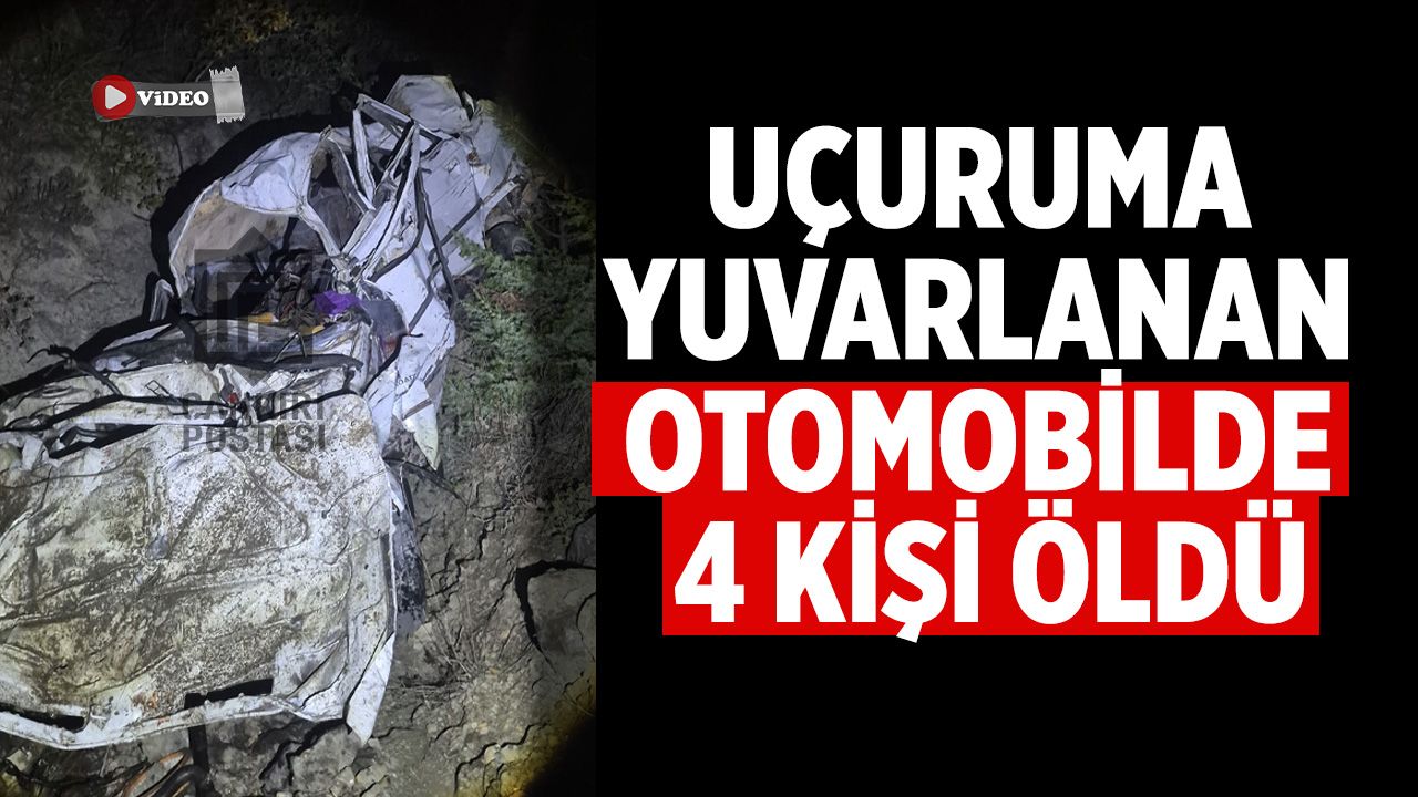 Çankırı’da feci kaza! Uçuruma yuvarlanan otomobilde 4 kişi öldü