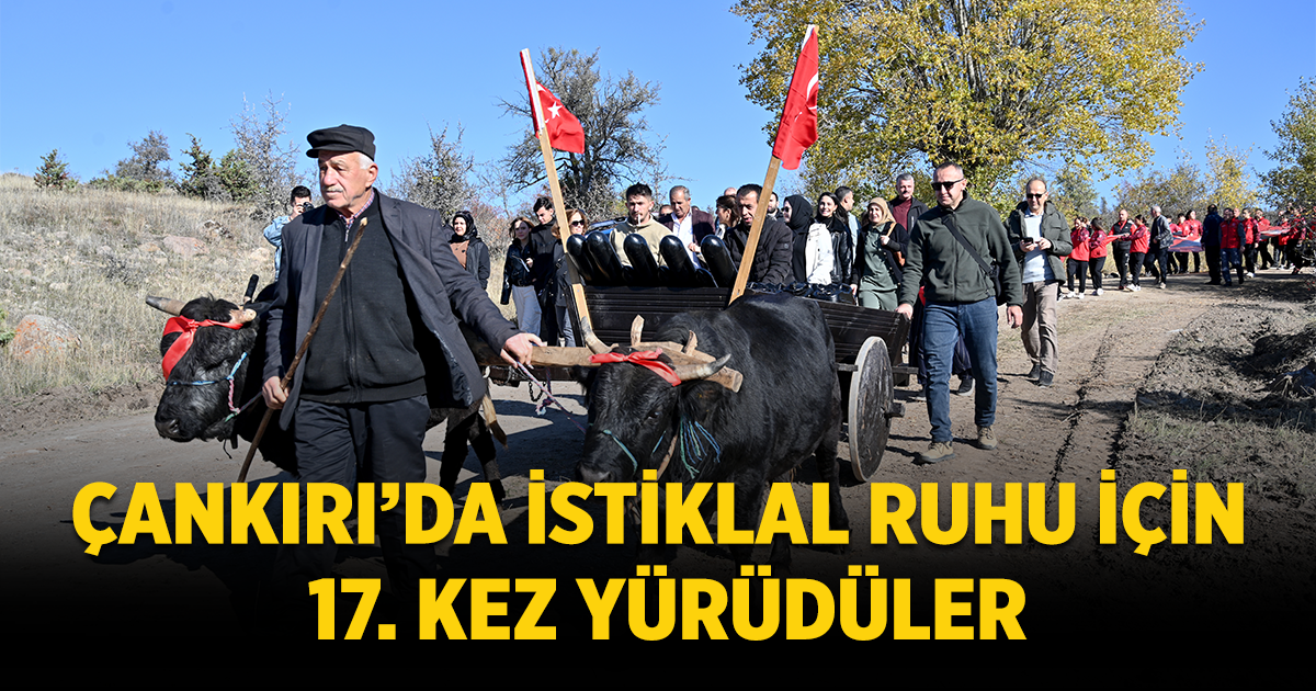 Çankırı’da İstiklal Ruhu İçin 17. Kez Yürüdüler