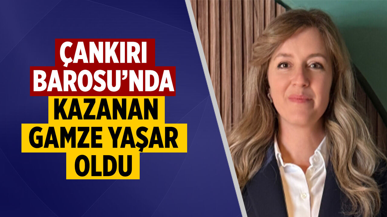 Çankırı Barosu’nda iki kadın aday yarıştı! Kazanan Gamze Yaşar oldu
