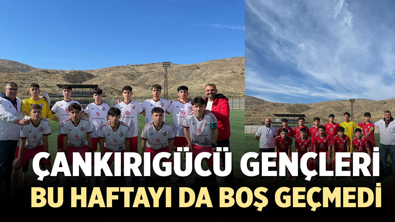 Çankırıgücü’nün gençleri bu haftayı da boş geçmedi
