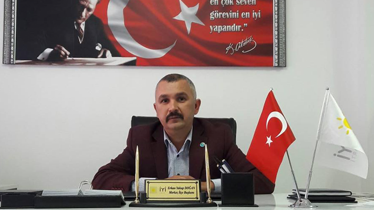 İYİ Partide Merkez İlçe Başkanı istifa etti!