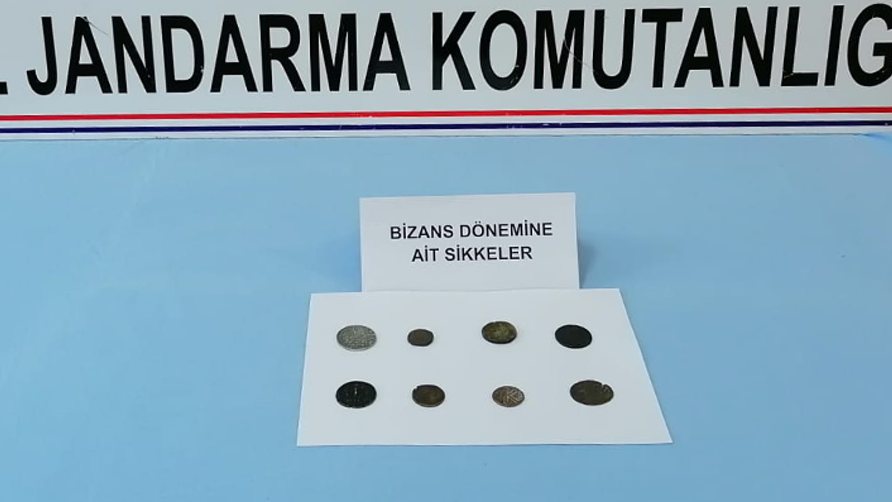 Çankırı’da Bizans dönemine ait sikke yakalandı