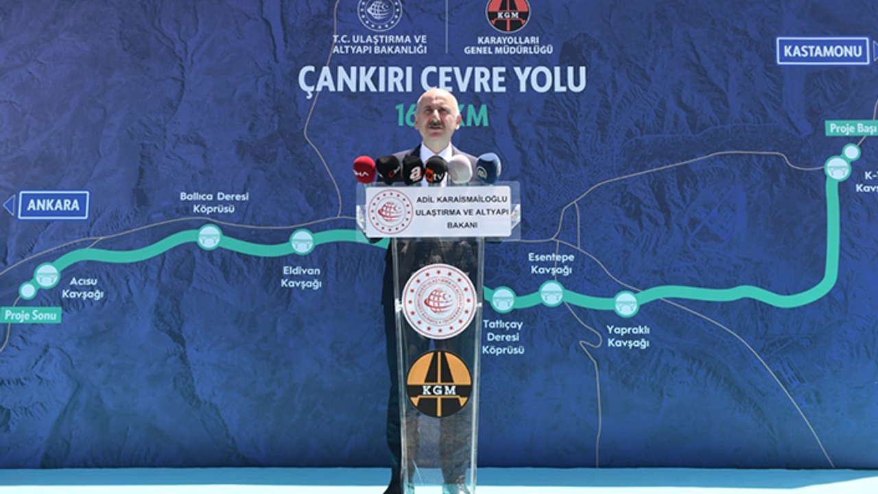 Çankırı çevre yolunda yüzde 35 fiziki gerçekleşme sağlandı!