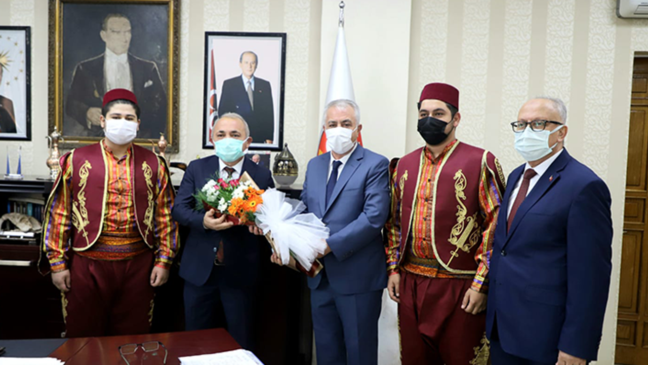 Ahilik Komitesinden Başkan Esen’e anlamlı ziyaret