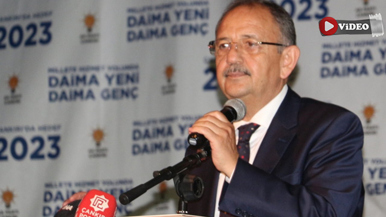 AK Parti Genel Başkan Yardımcısı Özhaseki, Çankırı’da Cumhur İttifakı Adayını açıkladı