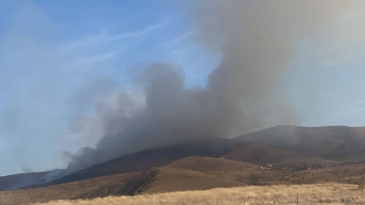 Çankırı'da ormanlık alanda yangın çıktı! Havadan ve karadan müdahale edilyiro...
