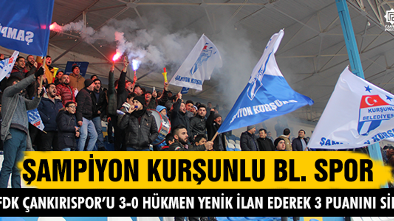 Çankırı Amatör Kümede Şampiyonun adı: Kurşunlu Belediye Spor