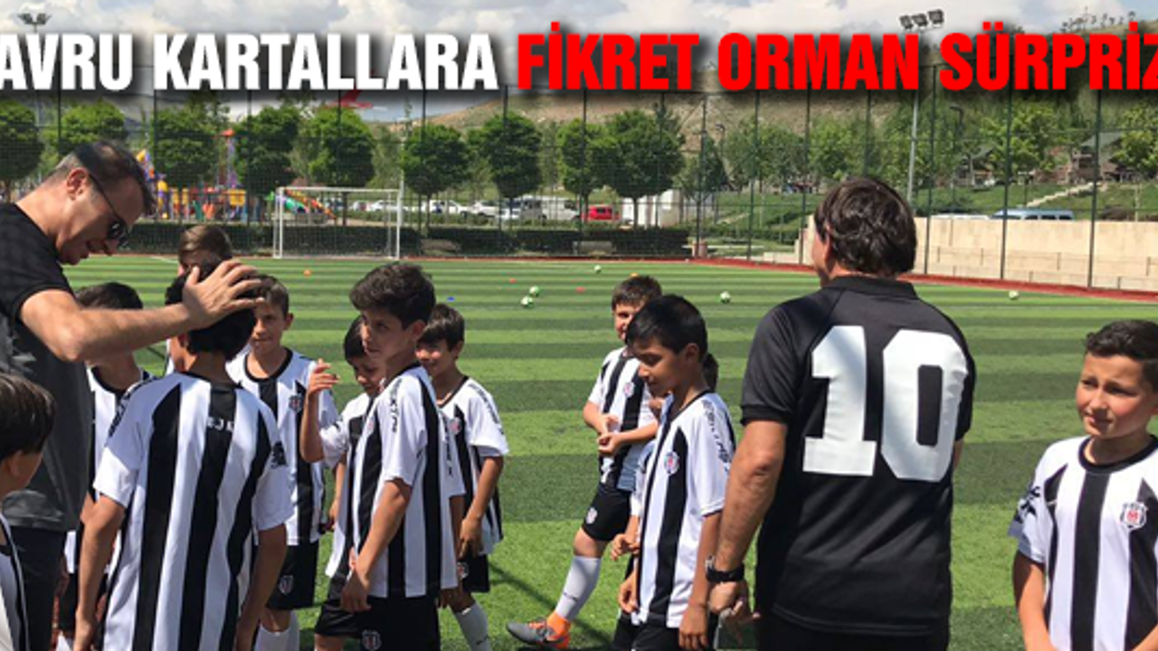 Çankırı'da yavru kartallara Fikret Orman sürprizi